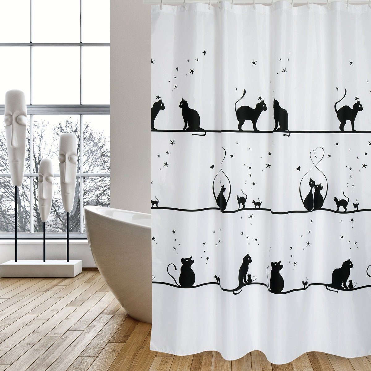 MSV Duschvorhang Cotexsa GATITOS Breite 180 günstig online kaufen