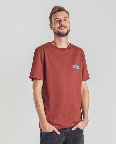 Herren T-shirt Aus Bio-baumwolle - Good Adventures - Rot günstig online kaufen