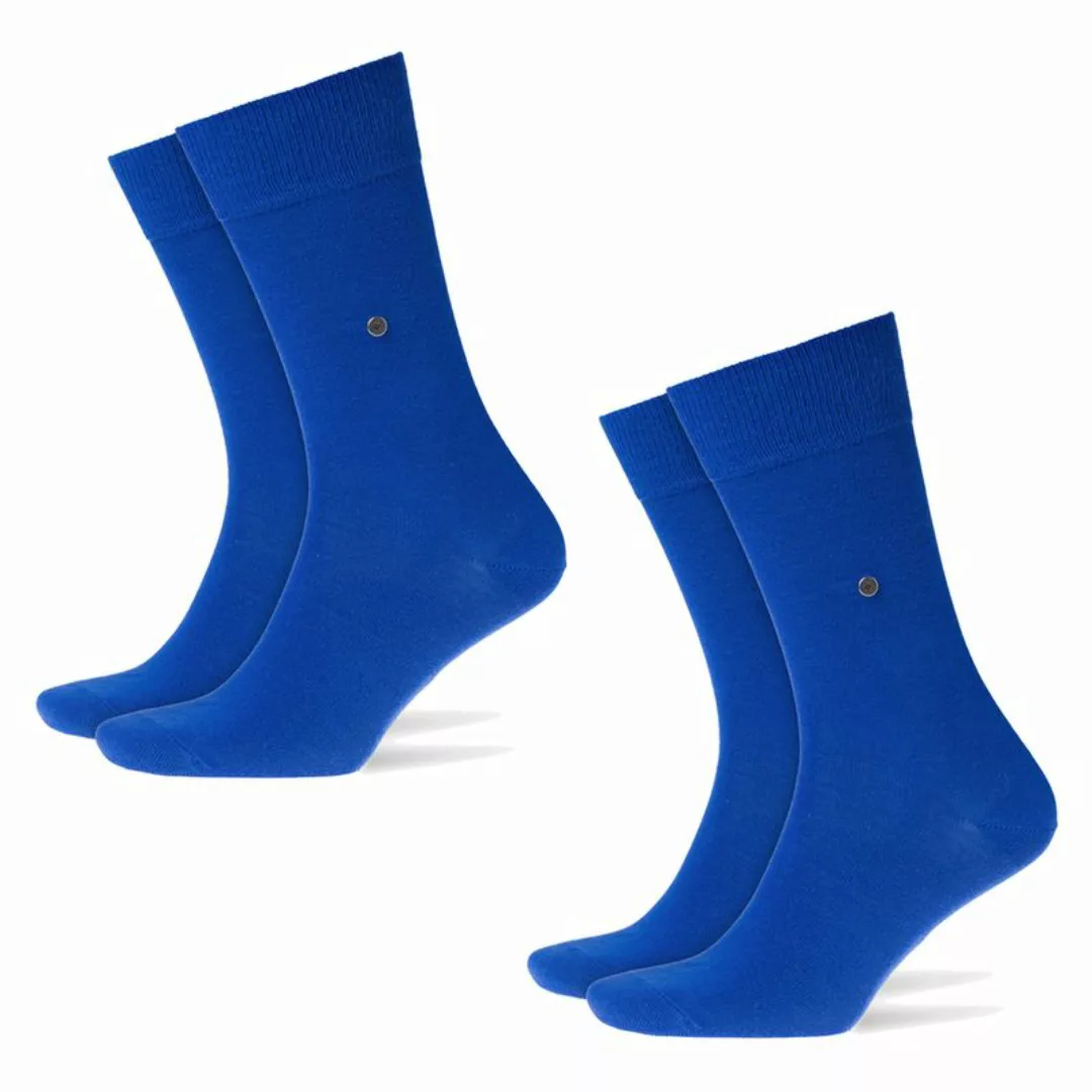 Burlington Lord Herren Socken, 40-46, Blau, Uni, Baumwolle, 21021-604602 günstig online kaufen