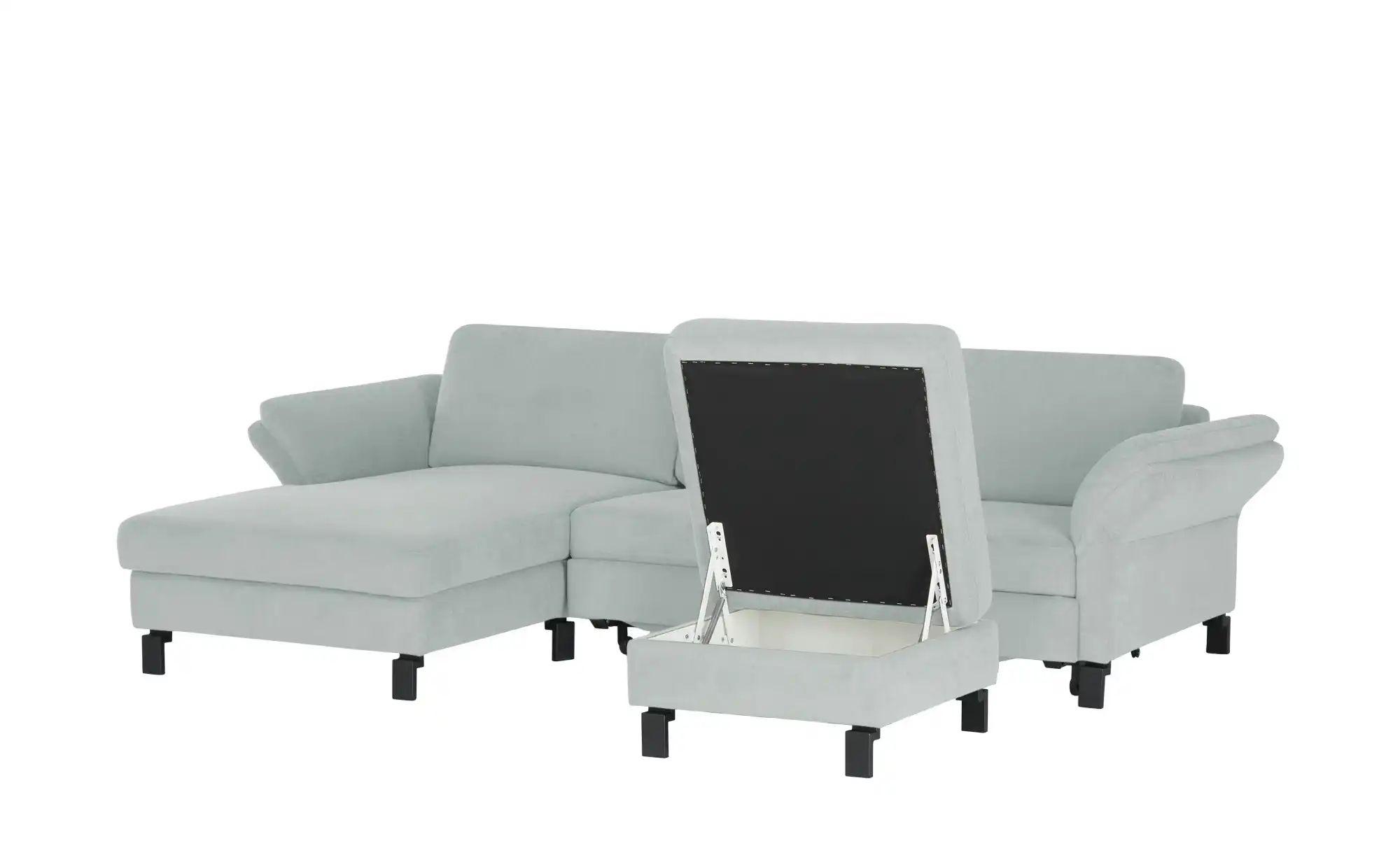 Ecksofa  Medium ¦ blau ¦ Maße (cm): B: 250 H: 78 T: 162 Polstermöbel > Sofa günstig online kaufen