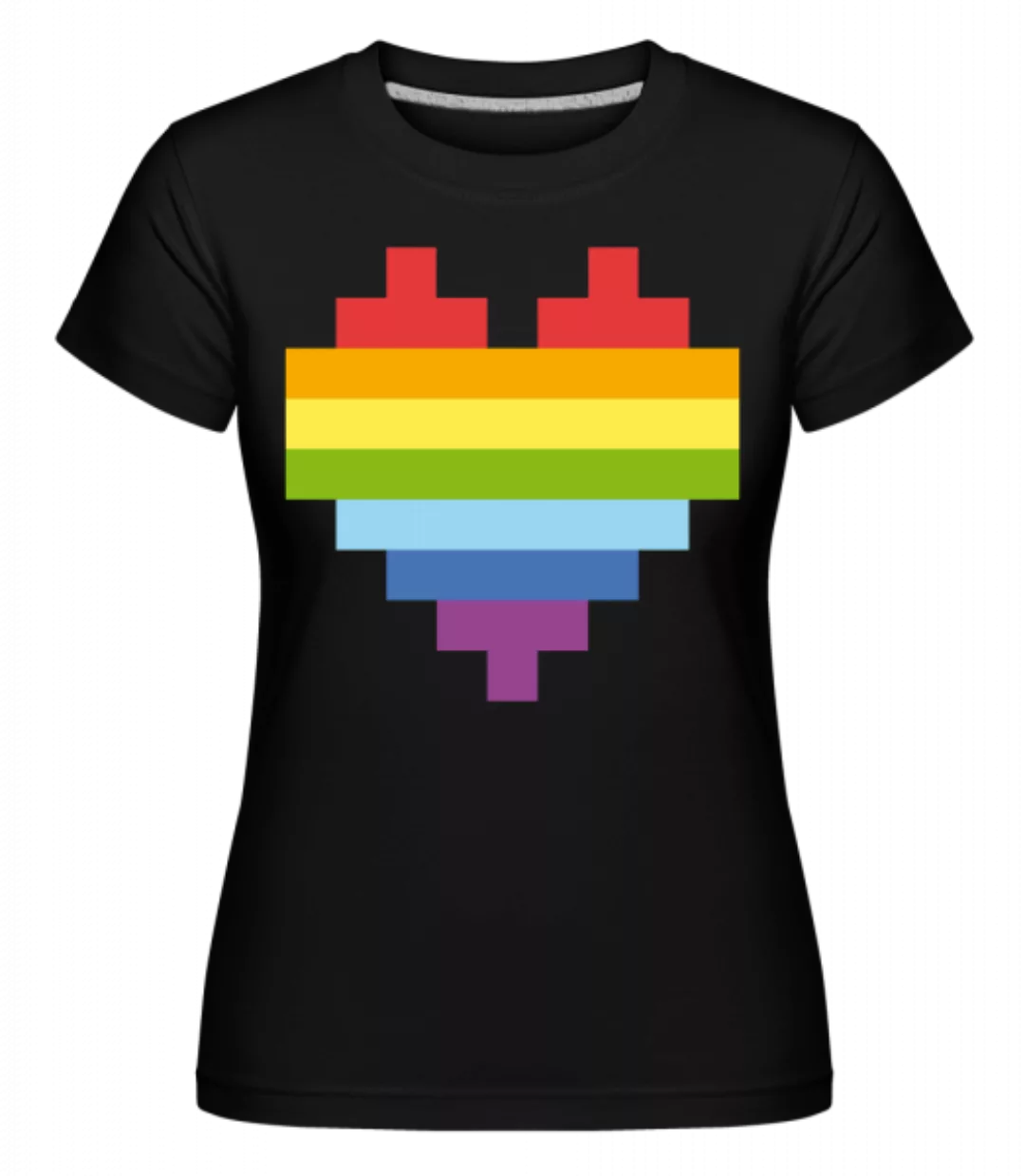 Rainbow Heart · Shirtinator Frauen T-Shirt günstig online kaufen