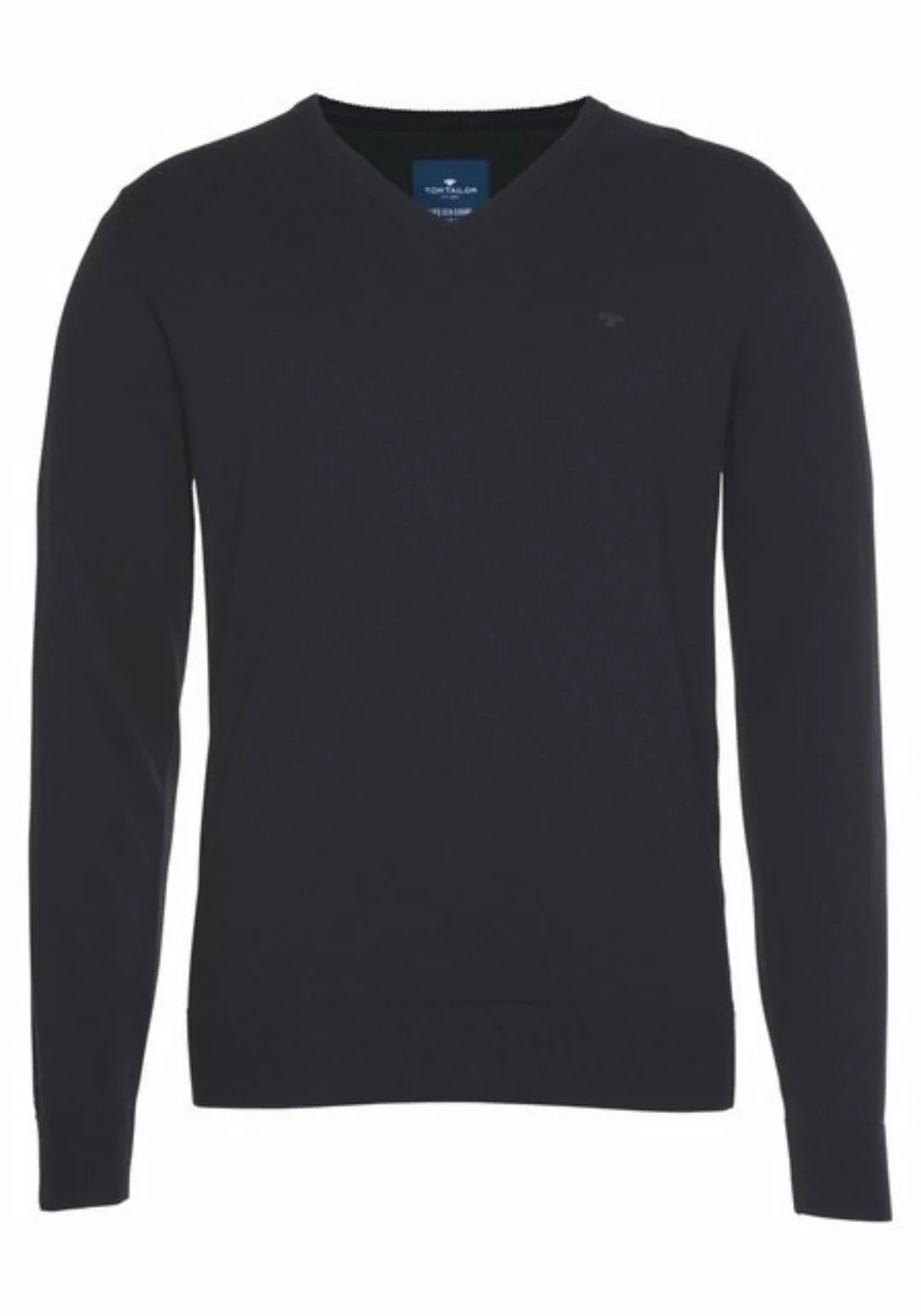 TOM TAILOR Strickpullover mit Logostickerei günstig online kaufen