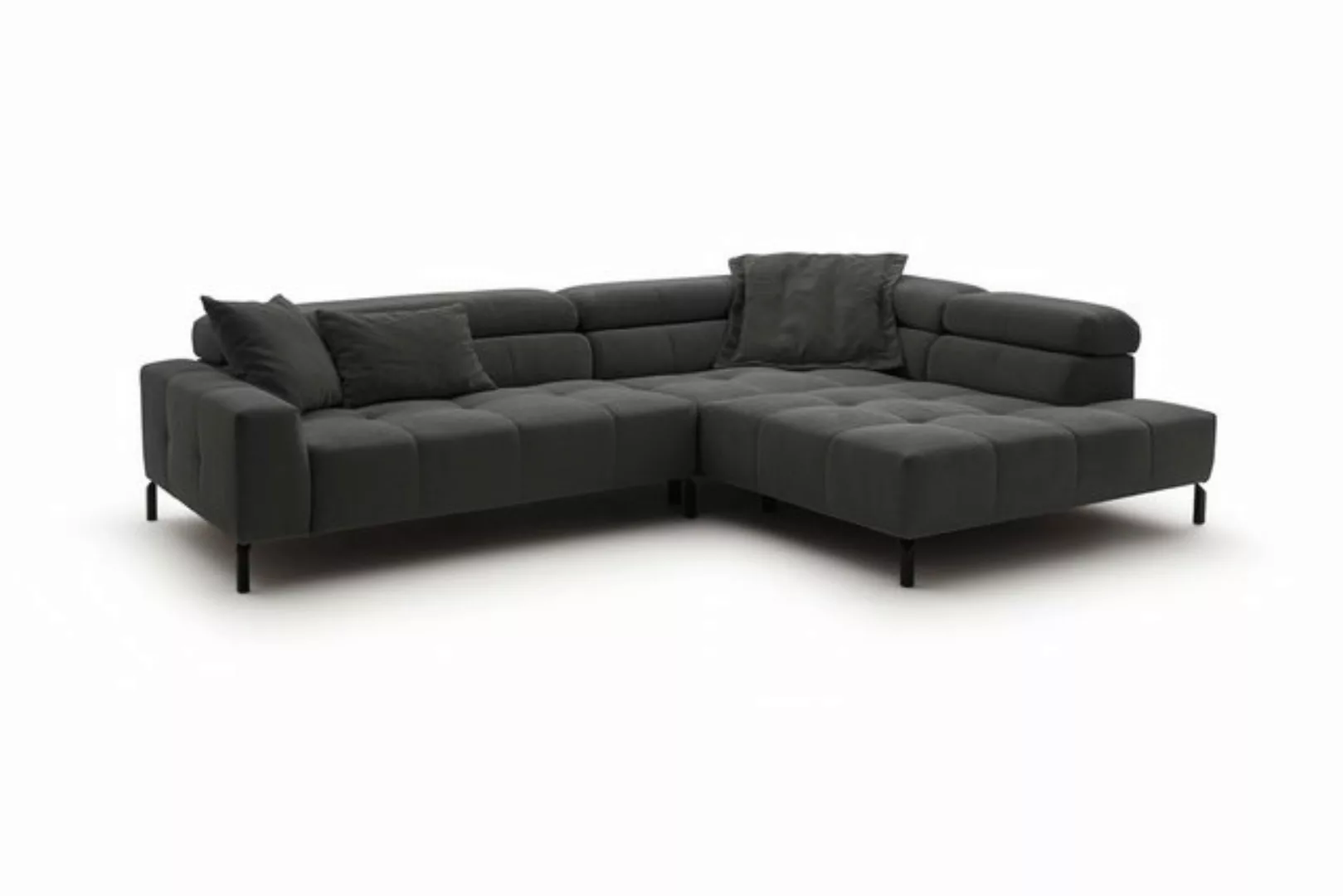 KAWOLA Ecksofa OHIO, Sofa Feincord, mit od. ohne Sitzvorzug, versch. Farben günstig online kaufen