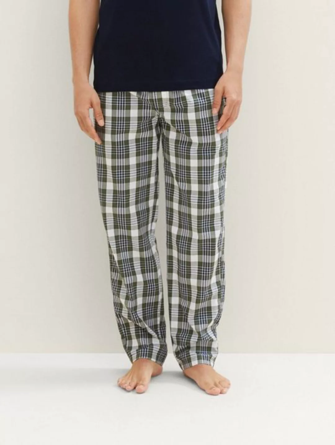 TOM TAILOR Pyjamahose Dakota mit klassichem Karo-Design günstig online kaufen