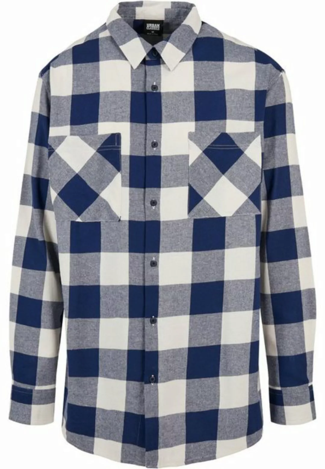 URBAN CLASSICS Langarmhemd Urban Classics Herren Long Oversized Checked Shi günstig online kaufen