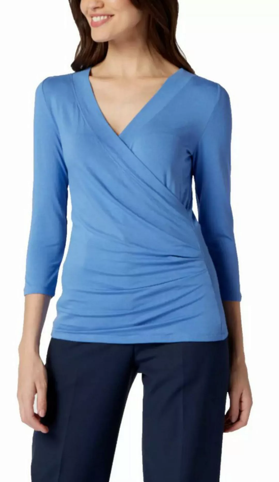 Lauren Ralph Lauren Blusentop Bluse im Wickel-Look Shirt Slim Fit Bluse, gl günstig online kaufen