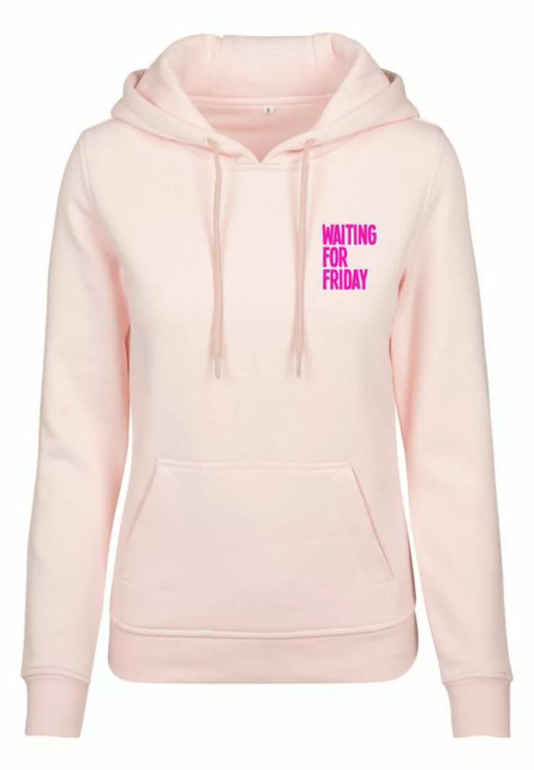 MisterTee Rundhalspullover MisterTee Damen Ladies Waiting For Friday Hoody günstig online kaufen