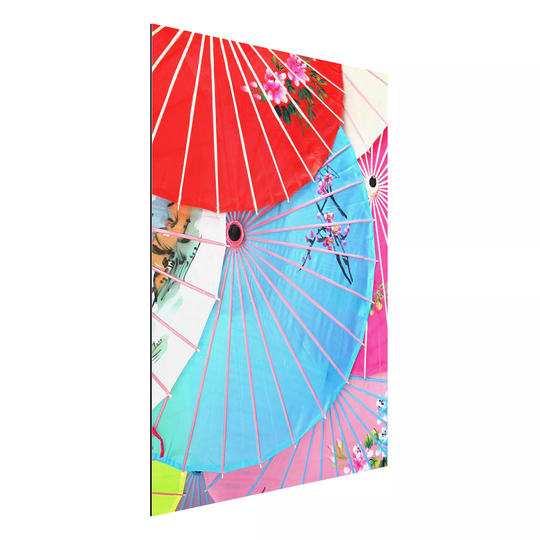 Alu-Dibond Bild Muster - Hochformat 3:4 The Chinese Parasols günstig online kaufen