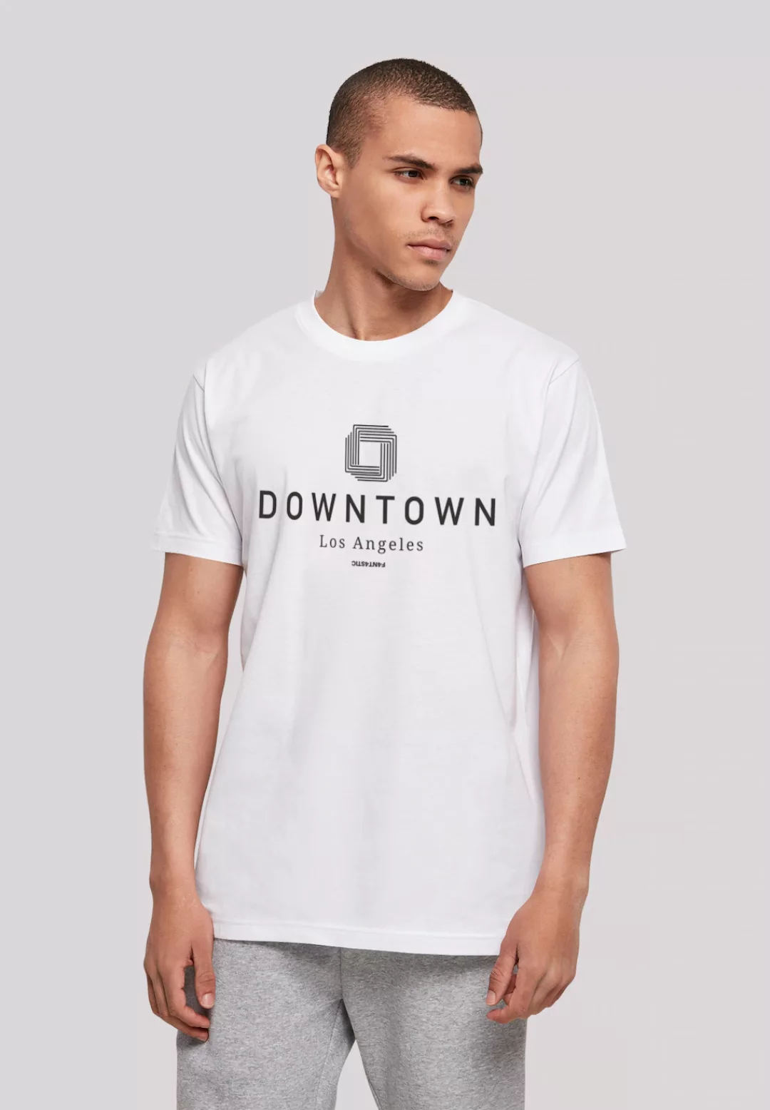 F4NT4STIC T-Shirt "Downtown LA TEE UNISEX", Print günstig online kaufen