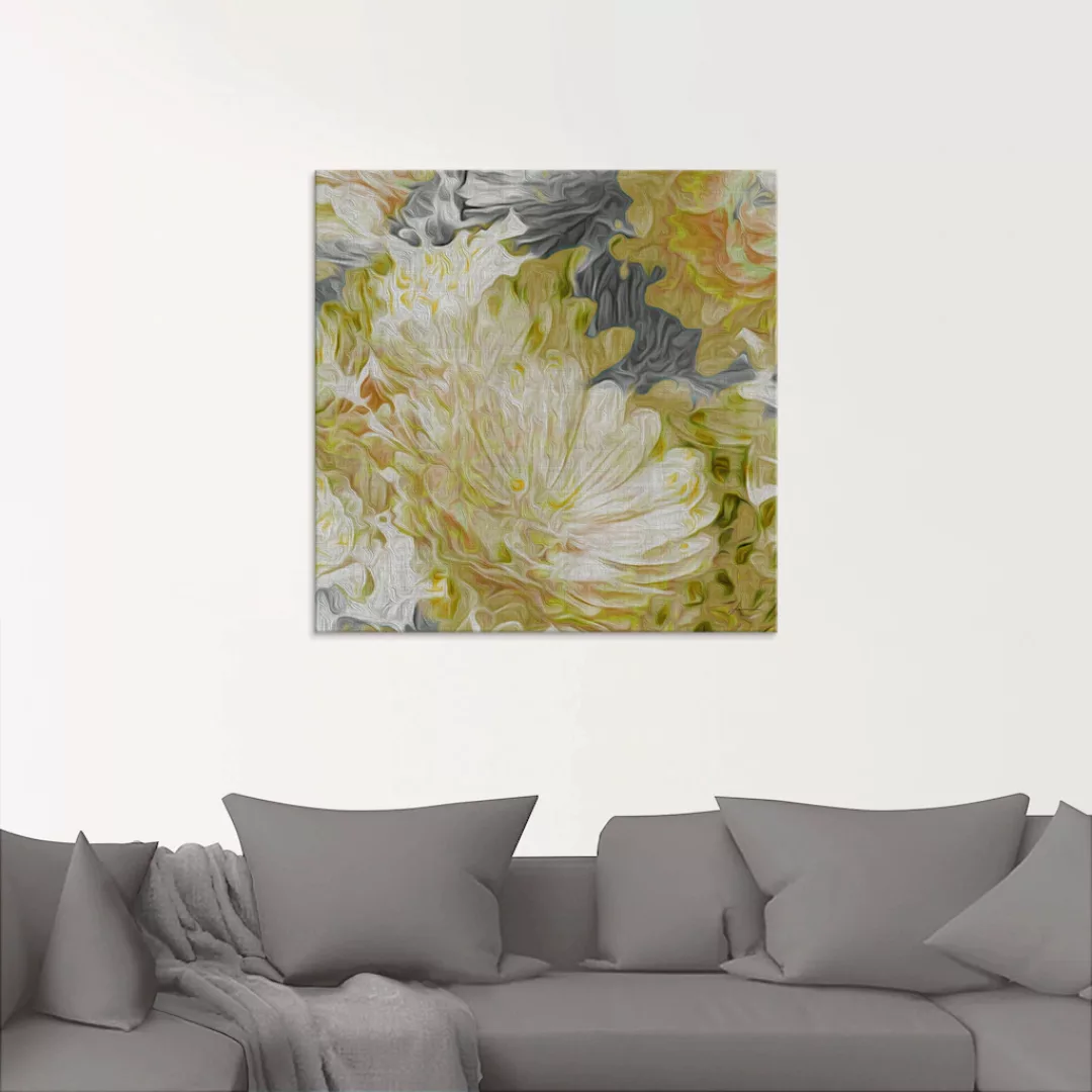 Artland Glasbild »Chrysanthemen in der Sonne II«, Blumen, (1 St.) günstig online kaufen