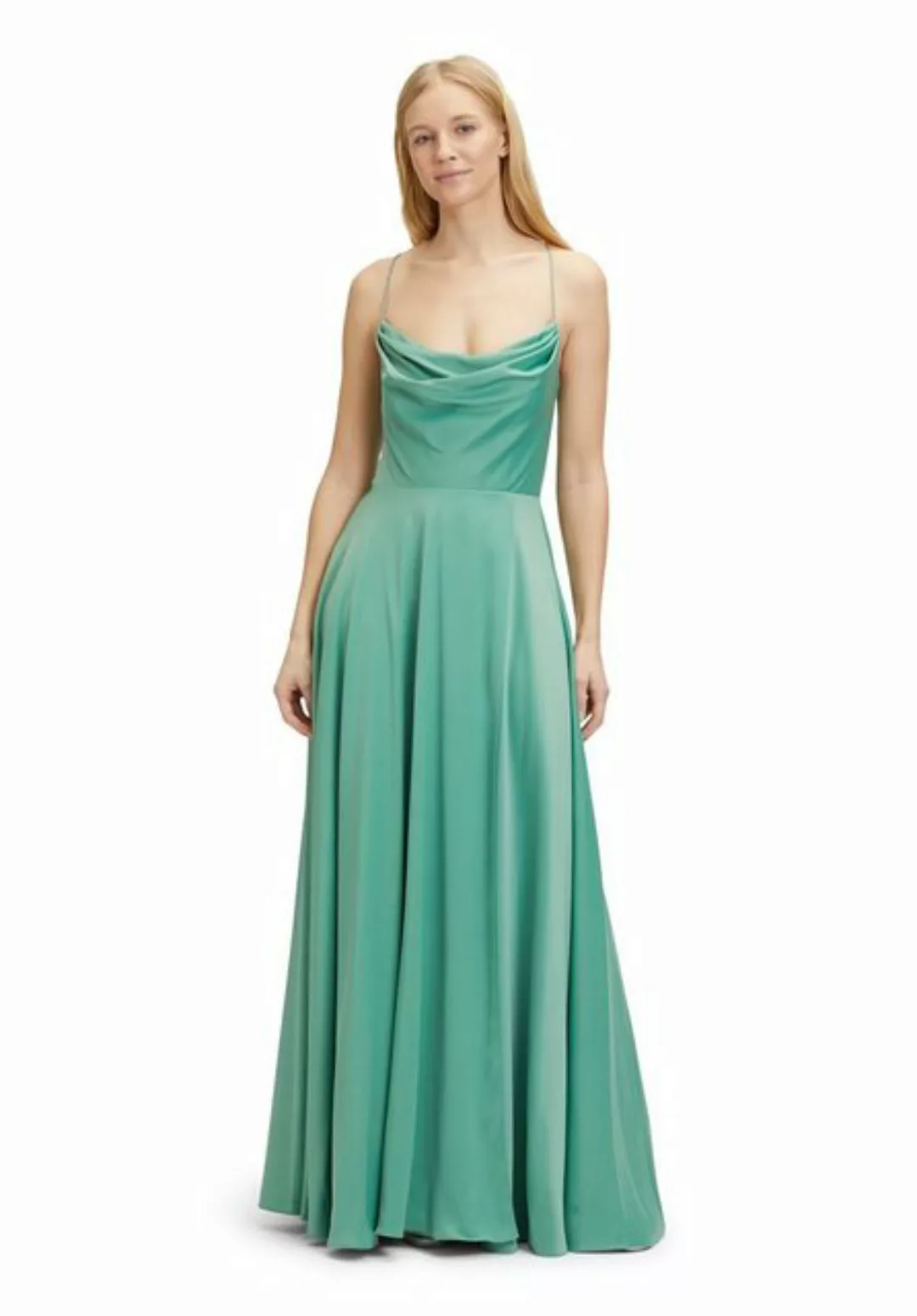 Vera Mont Maxikleid mit Wasserfallausschnitt (1-tlg) Stoff günstig online kaufen