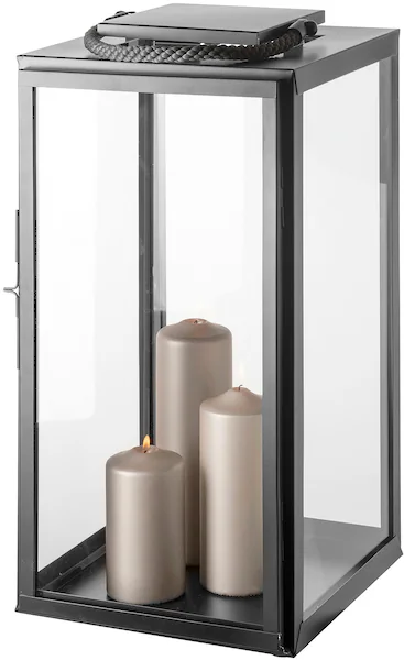 Fink Kerzenlaterne »SEVILLA«, (1 St.), Kerzenhalter, schwarz pulverbeschich günstig online kaufen