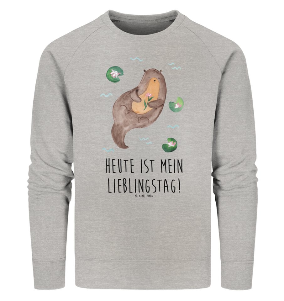 Mr. & Mrs. Panda Longpullover Größe M Otter Seerose - Heather Grey - Gesche günstig online kaufen