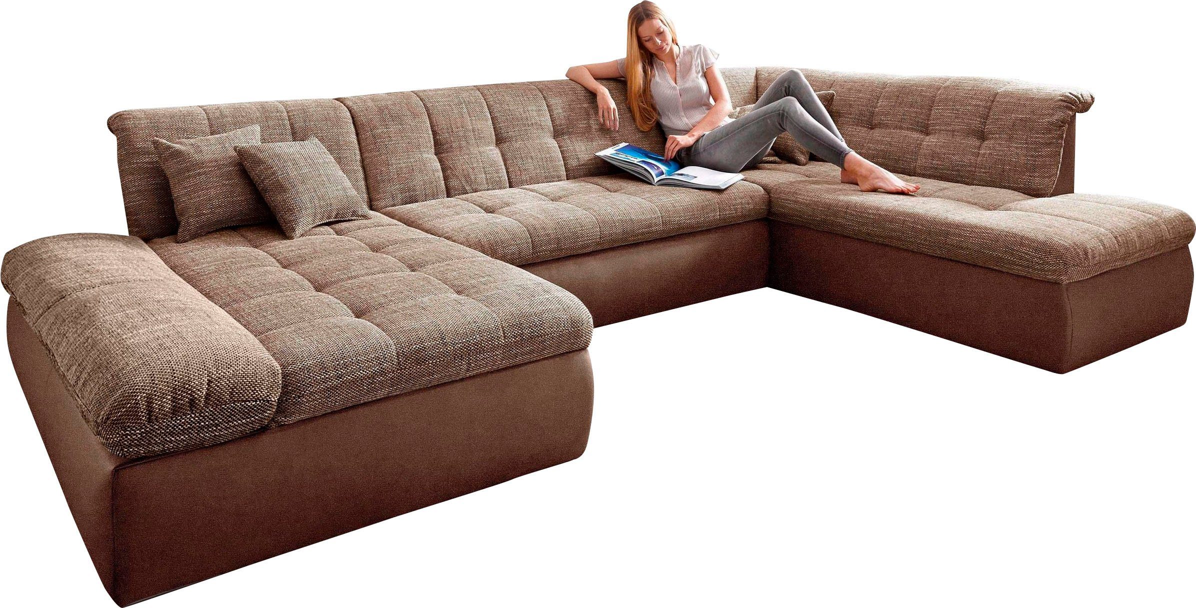 DOMO collection Wohnlandschaft "PB Moric wahlweise mit Bettfunktion und Arm günstig online kaufen