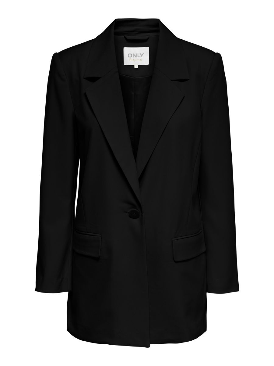 ONLY Langer Blazer Damen Schwarz günstig online kaufen