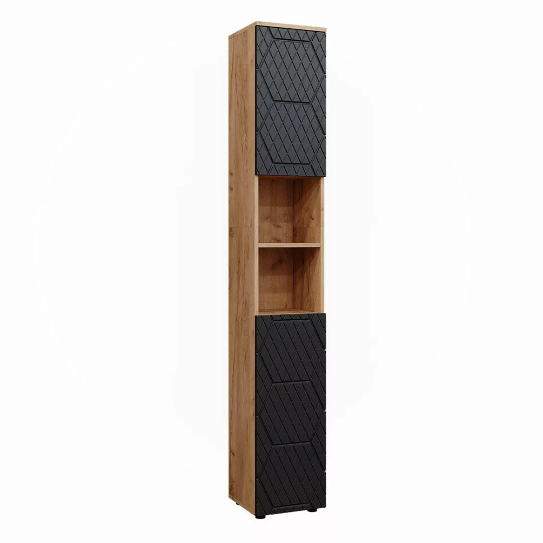 Vicco Hochschrank Irma, Goldkraft Eiche/Anthrazit, 30 günstig online kaufen