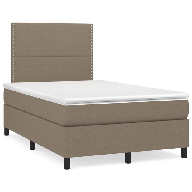 vidaXL Boxspringbett Bett Boxspringbett mit Matratze Stoff (120 x 200 cm, T günstig online kaufen