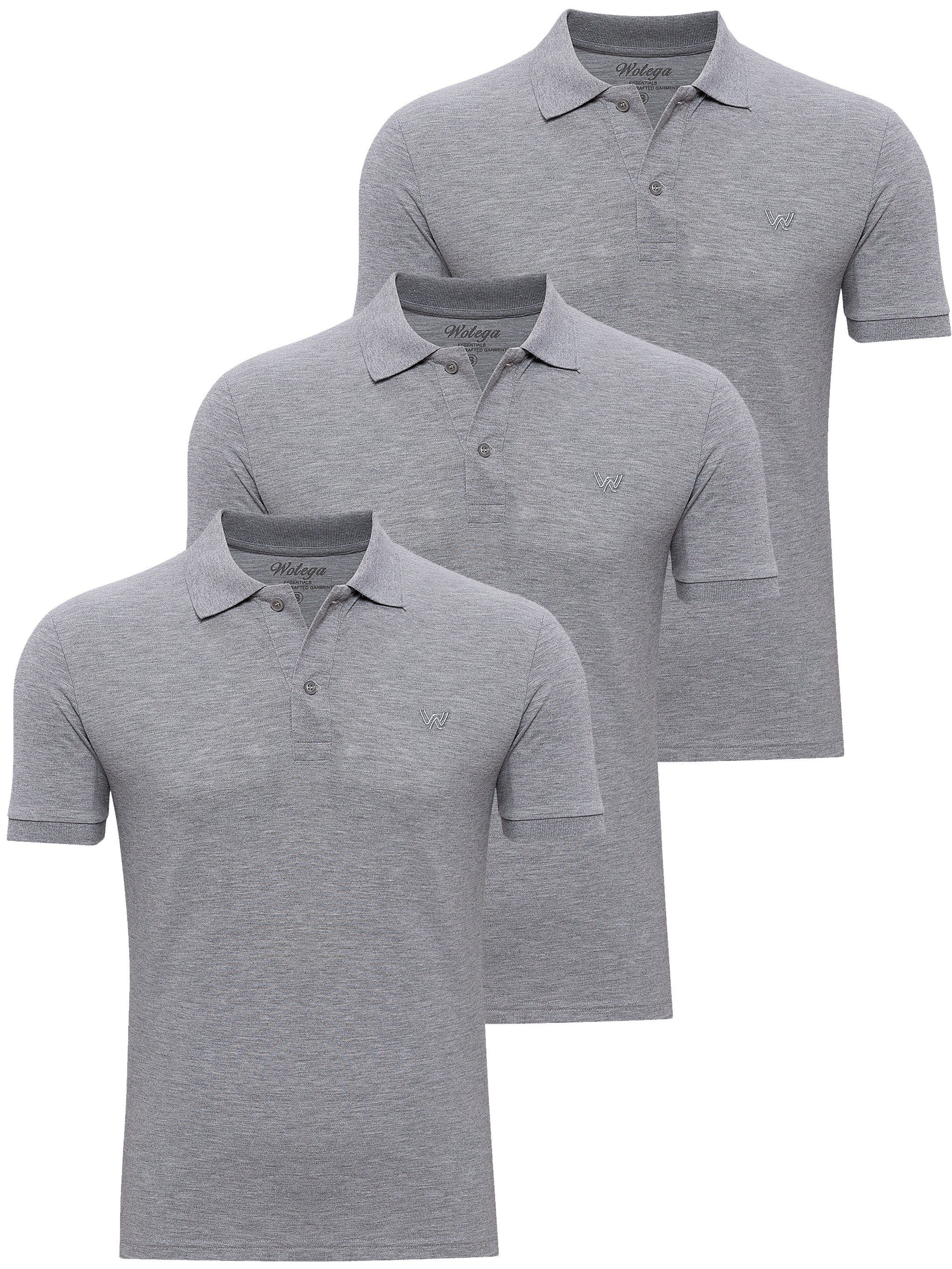 WOTEGA Poloshirt Nova Polo Shirt 3-Pack günstig online kaufen