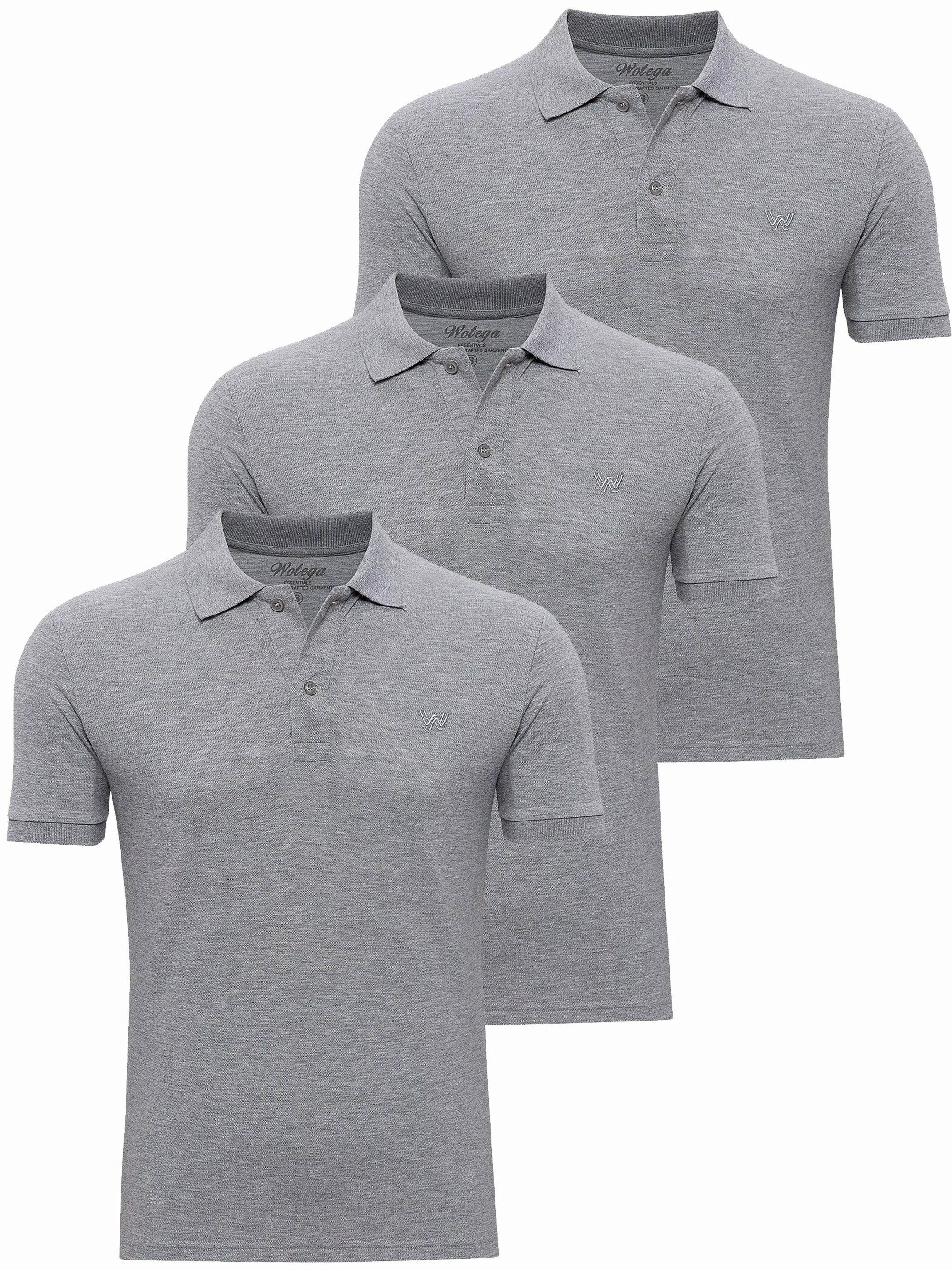 WOTEGA Poloshirt Nova Polo Shirt 3-Pack günstig online kaufen