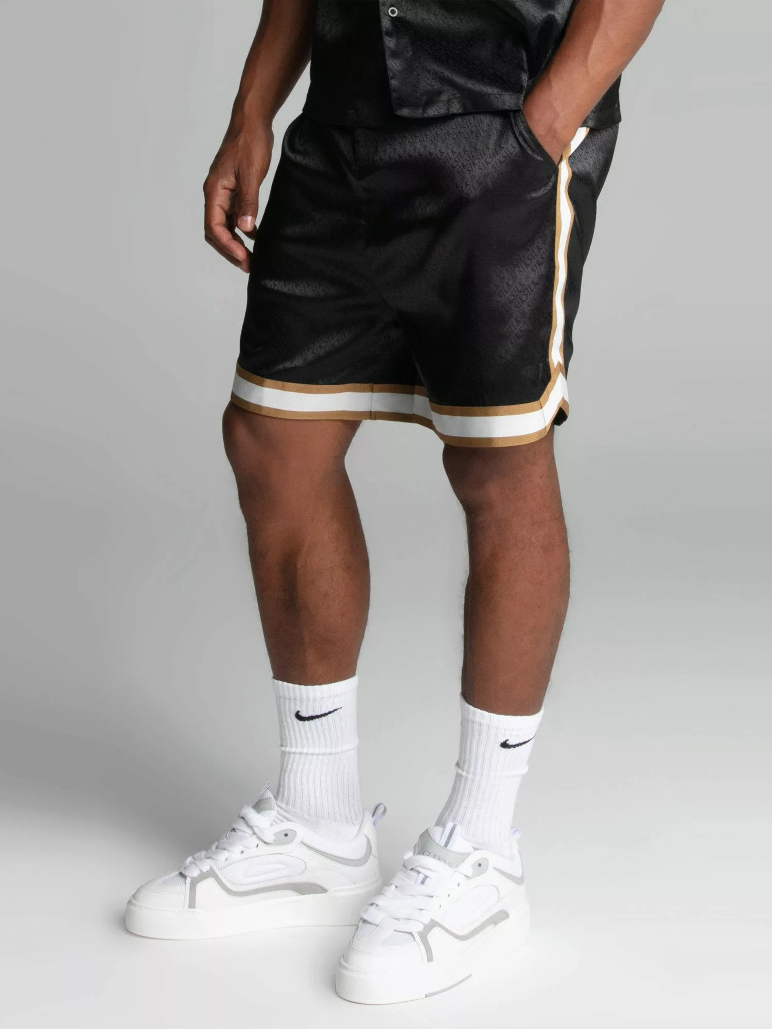 Siksilk Shorts SikSilk Herren Schwarze Resort günstig online kaufen