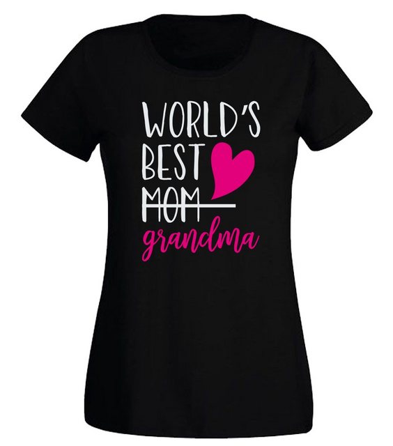 G-graphics T-Shirt Damen T-Shirt - Worlds best grandma Slim-fit, mit trendi günstig online kaufen