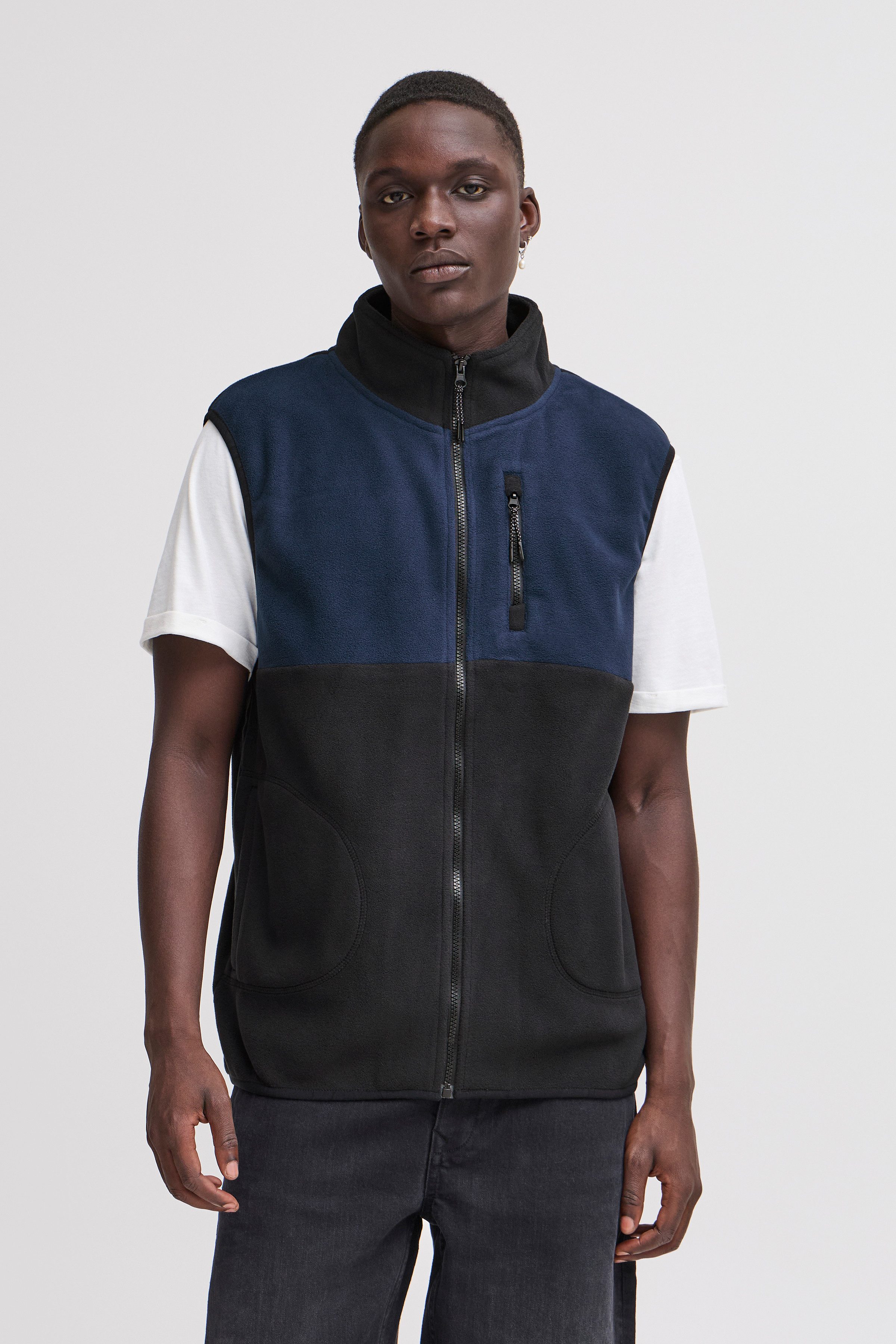Blend Fleeceweste BHBROOKS Vest in Colorblock günstig online kaufen