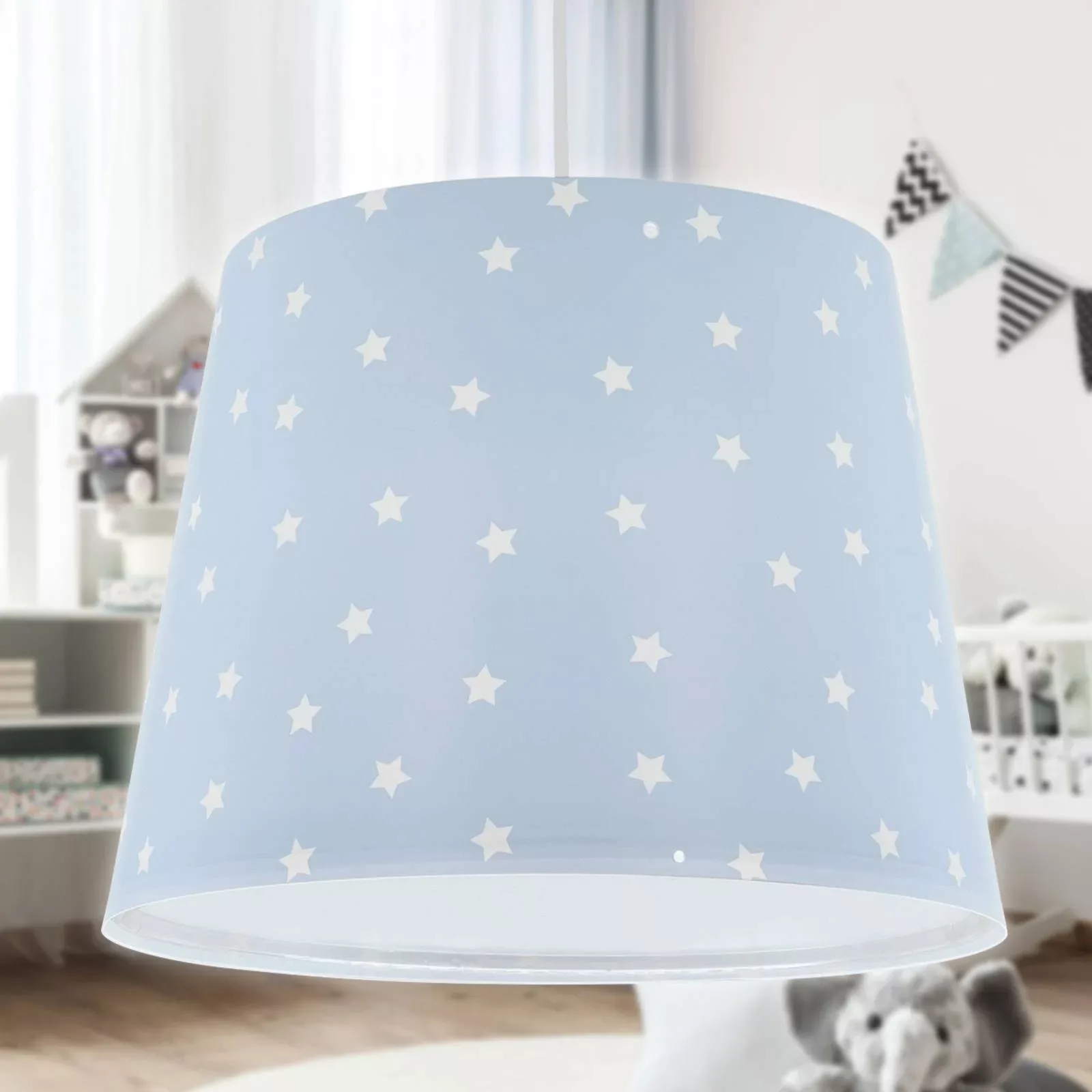 Dalber Star Light Kinder-Hängeleuchte blau günstig online kaufen