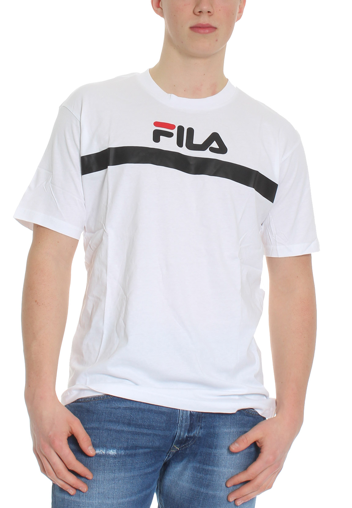Fila T-Shirt Herren ANATOLI TEE 687231 M67 Weiss  Bright White günstig online kaufen