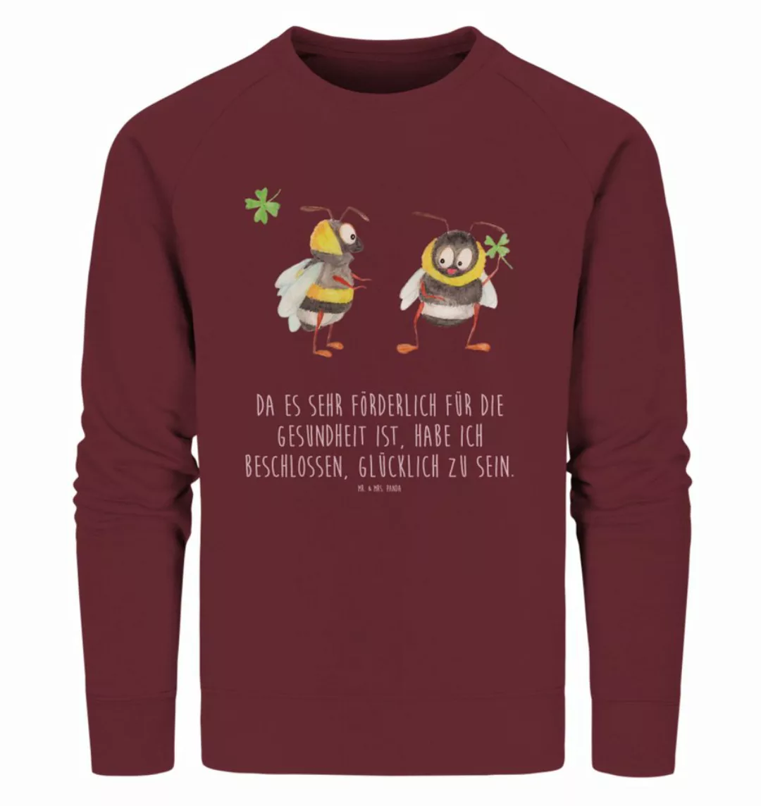 Mr. & Mrs. Panda Longpullover Größe XS Hummeln Kleeblatt - Burgundy - Gesch günstig online kaufen