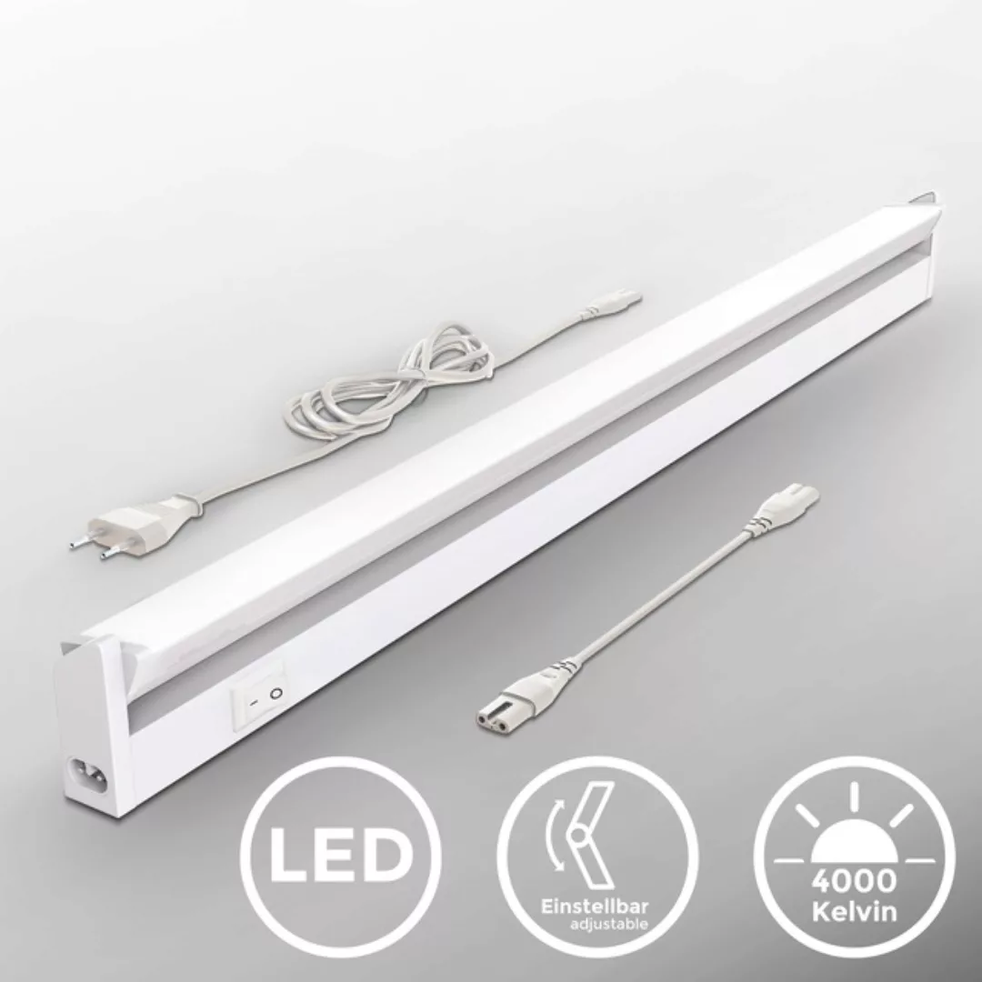B.K.Licht LED Unterschrankleuchte, 1 x LED-Platine, 8,5 Watt, 1.000 Lumen, günstig online kaufen