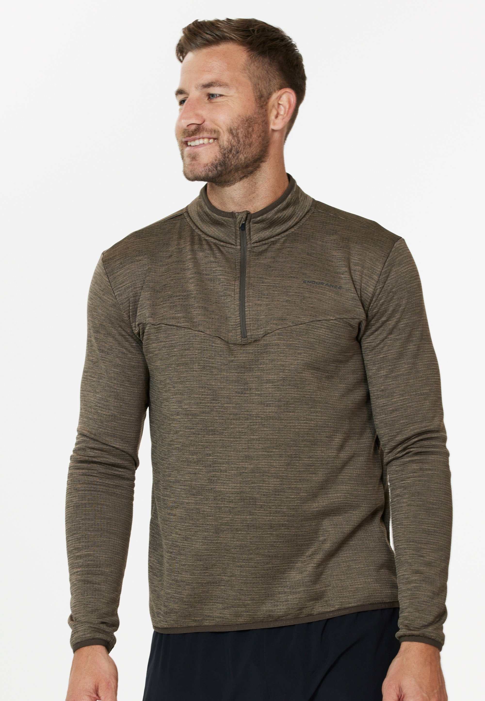 ENDURANCE Langarmshirt "LEDGER", (1 tlg.), mit sportlichen Funktionen günstig online kaufen