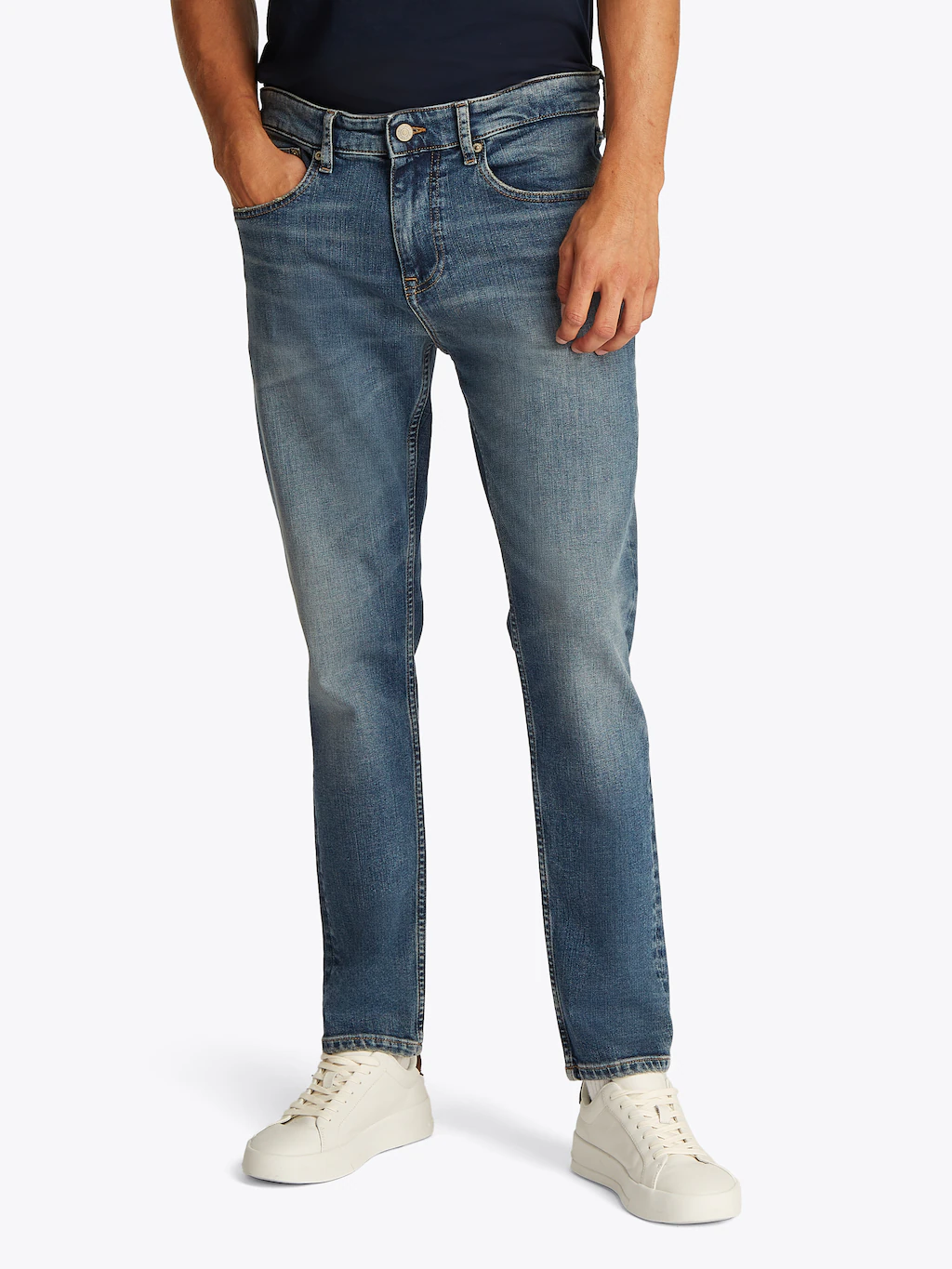 Tommy Jeans Slim-fit-Jeans "Austin Slim Tapered", Mit Gürtelschlaufen günstig online kaufen