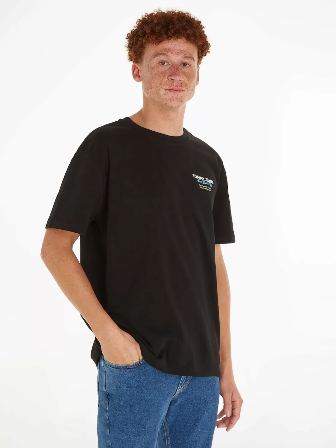Tommy Jeans T-Shirt "TJM REG COLOR POP TJ NYC TEE" günstig online kaufen