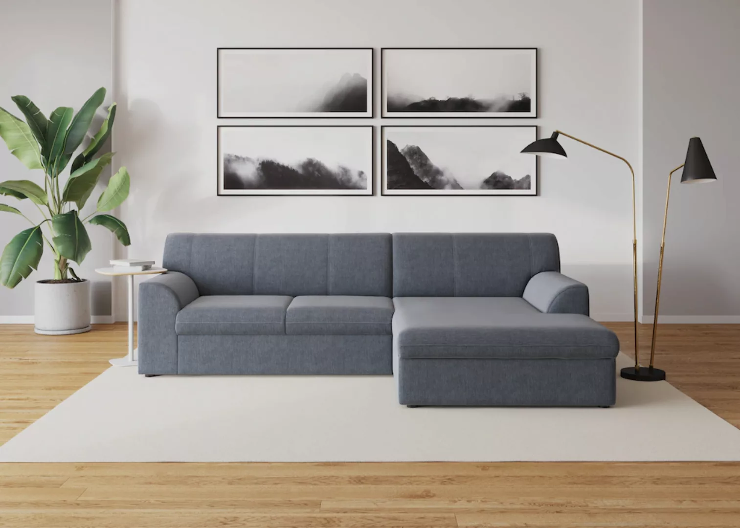 DOMO collection Ecksofa "Topper L-Form", mit Recamiere, wahlweise mit Schla günstig online kaufen