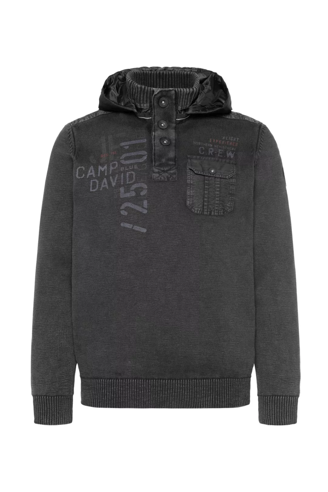 CAMP DAVID Kapuzenpullover, mit Brusttasche günstig online kaufen