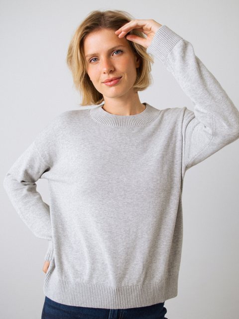 HONEST BASICS Longpullover aus OCS und GRS zertifizierter Bio-Baumwolle günstig online kaufen