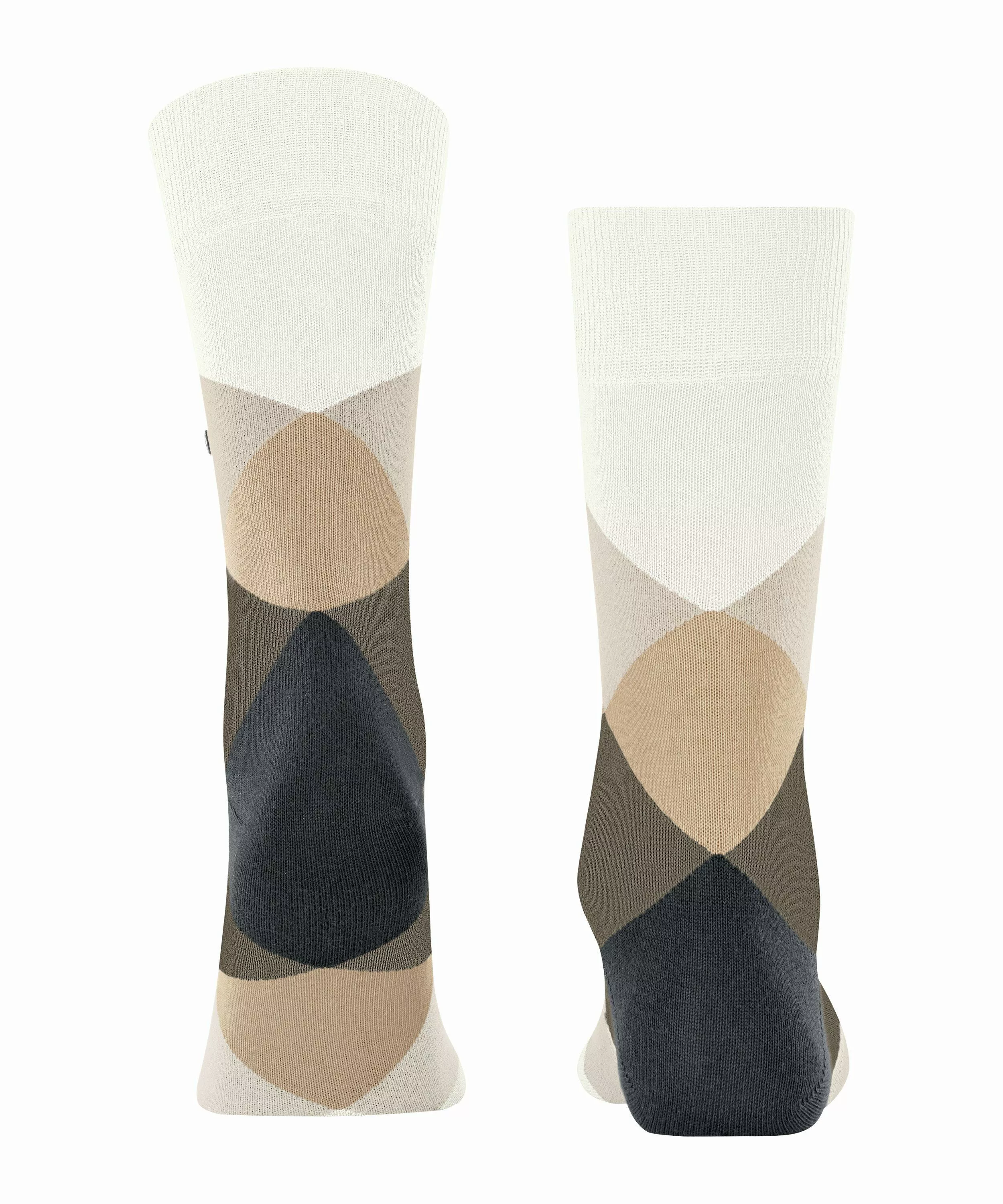 Burlington Clyde Herren Socken, 40-46, Weiß, Raute, Baumwolle, 20942-204002 günstig online kaufen