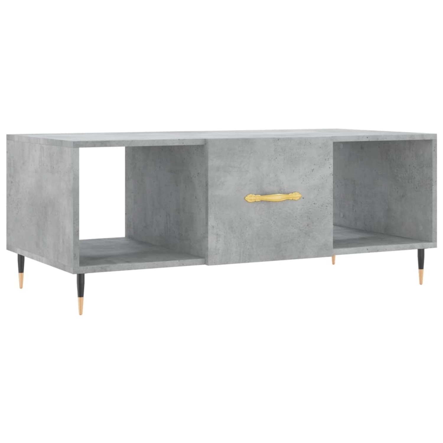 vidaXL Couchtisch Betongrau 102x50x40 cm Holzwerkstoff Modell 5 günstig online kaufen