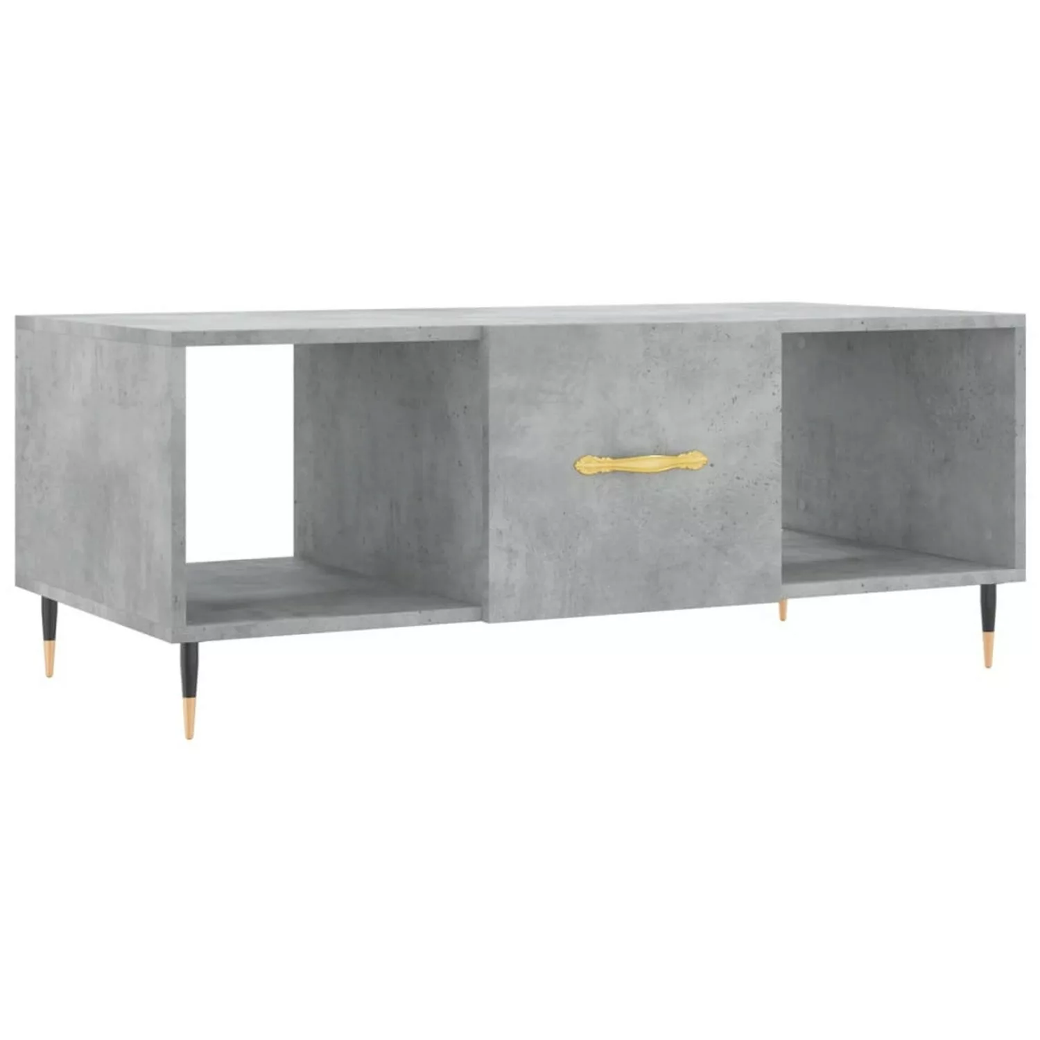 vidaXL Couchtisch Betongrau 102x50x40 cm Holzwerkstoff Modell 5 günstig online kaufen