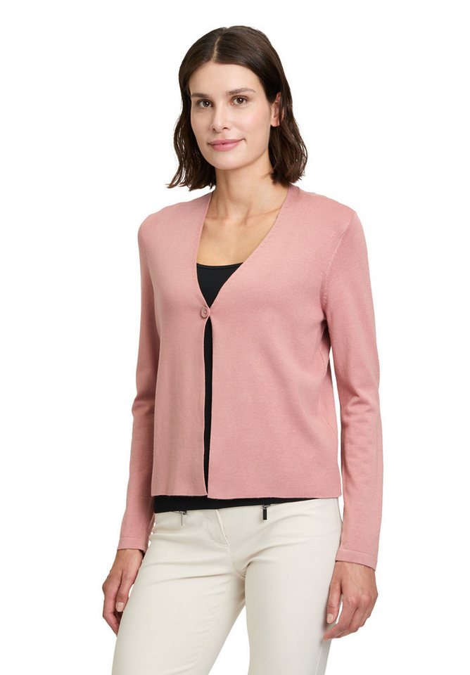 Betty Barclay Strickjacke Betty Barclay Feinstrickjacke mit V-Ausschnitt (1 günstig online kaufen