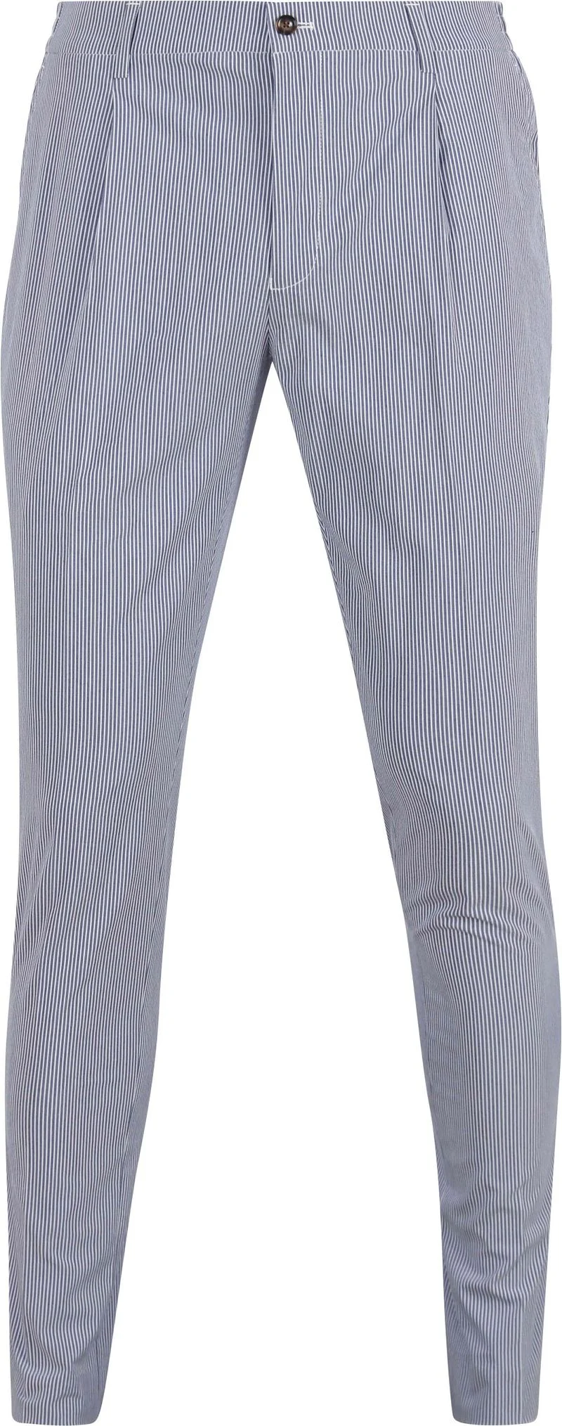 Suitable Chino Streifen Blau - Größe 46 günstig online kaufen