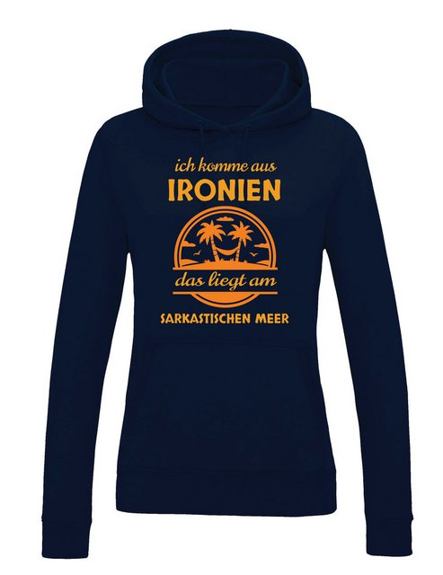 Youth Designz Kapuzenpullover "Ironien" Damen Hoodie Pullover witziger Spru günstig online kaufen