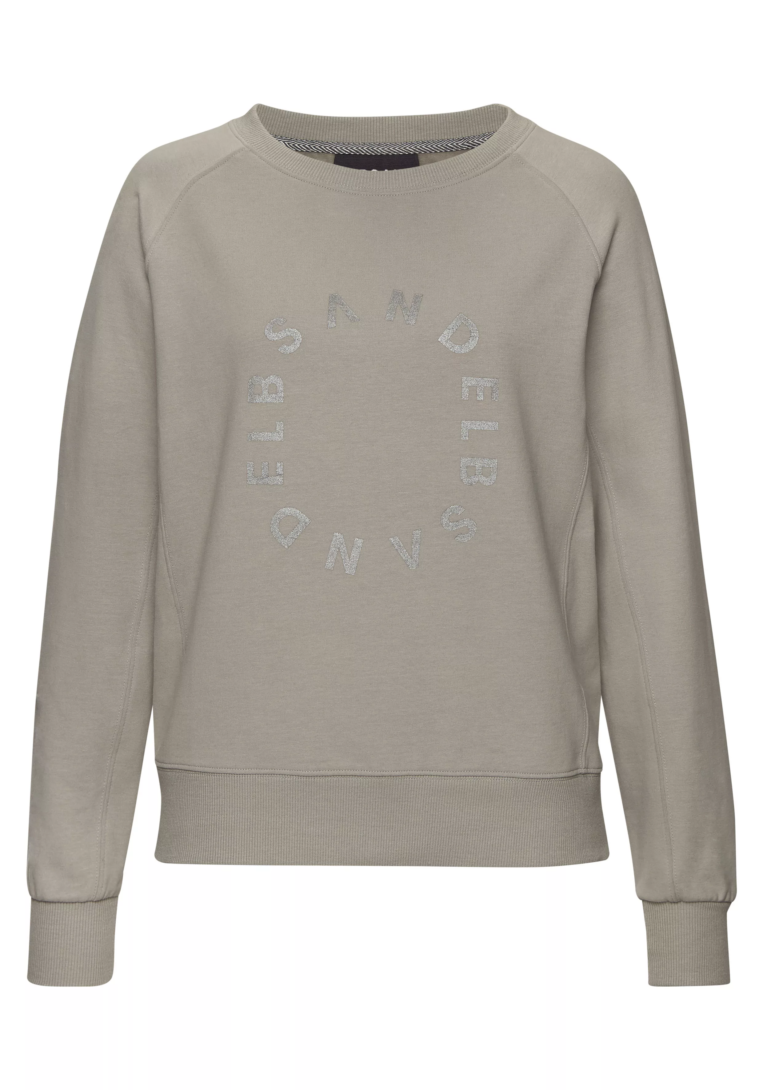 Elbsand Sweatshirt, mit Frontprint, Rundhalsausschnitt, Printpullover, casu günstig online kaufen