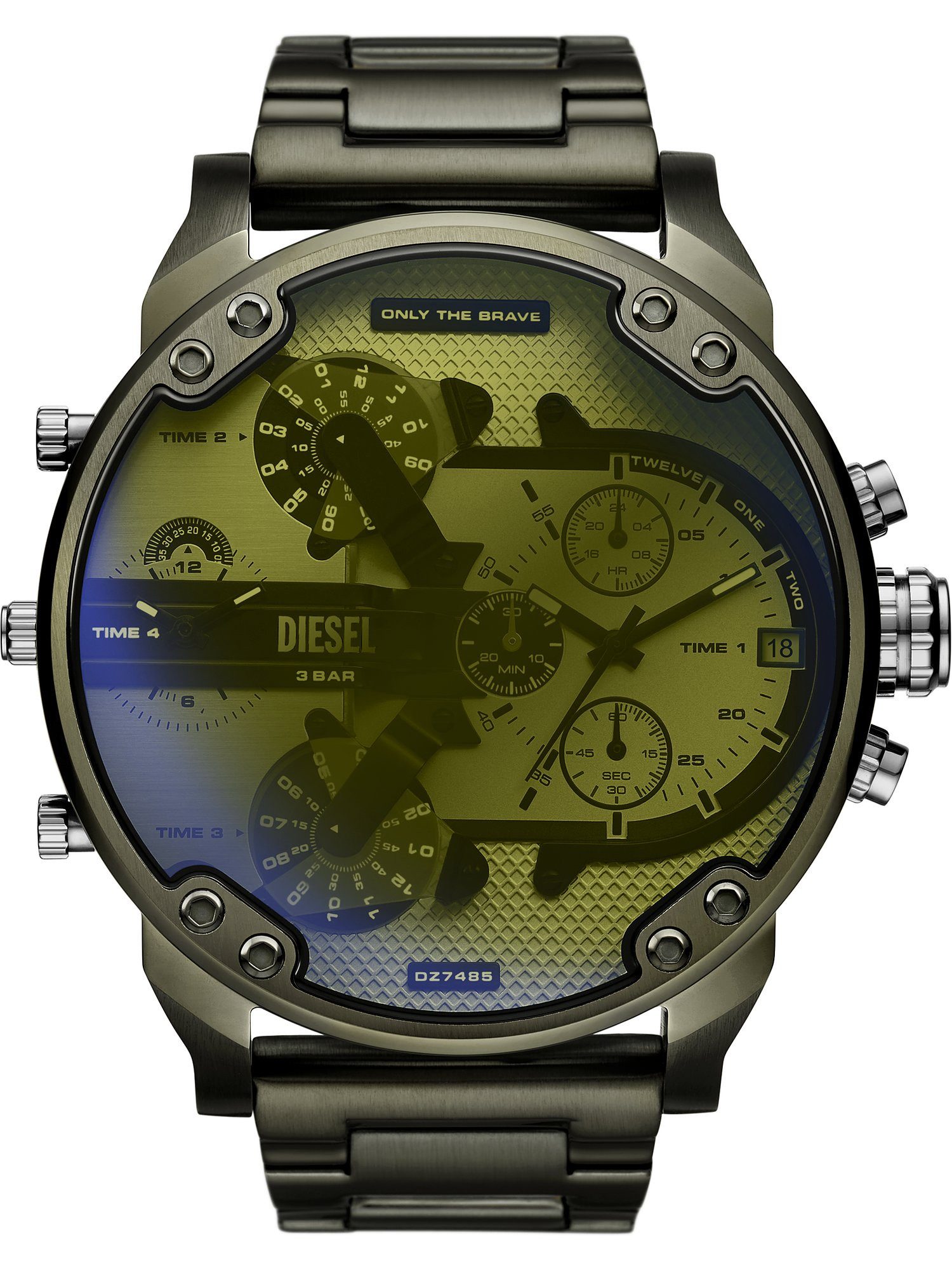 Diesel Chronograph Diesel Herren-Uhren Analog Quarz günstig online kaufen