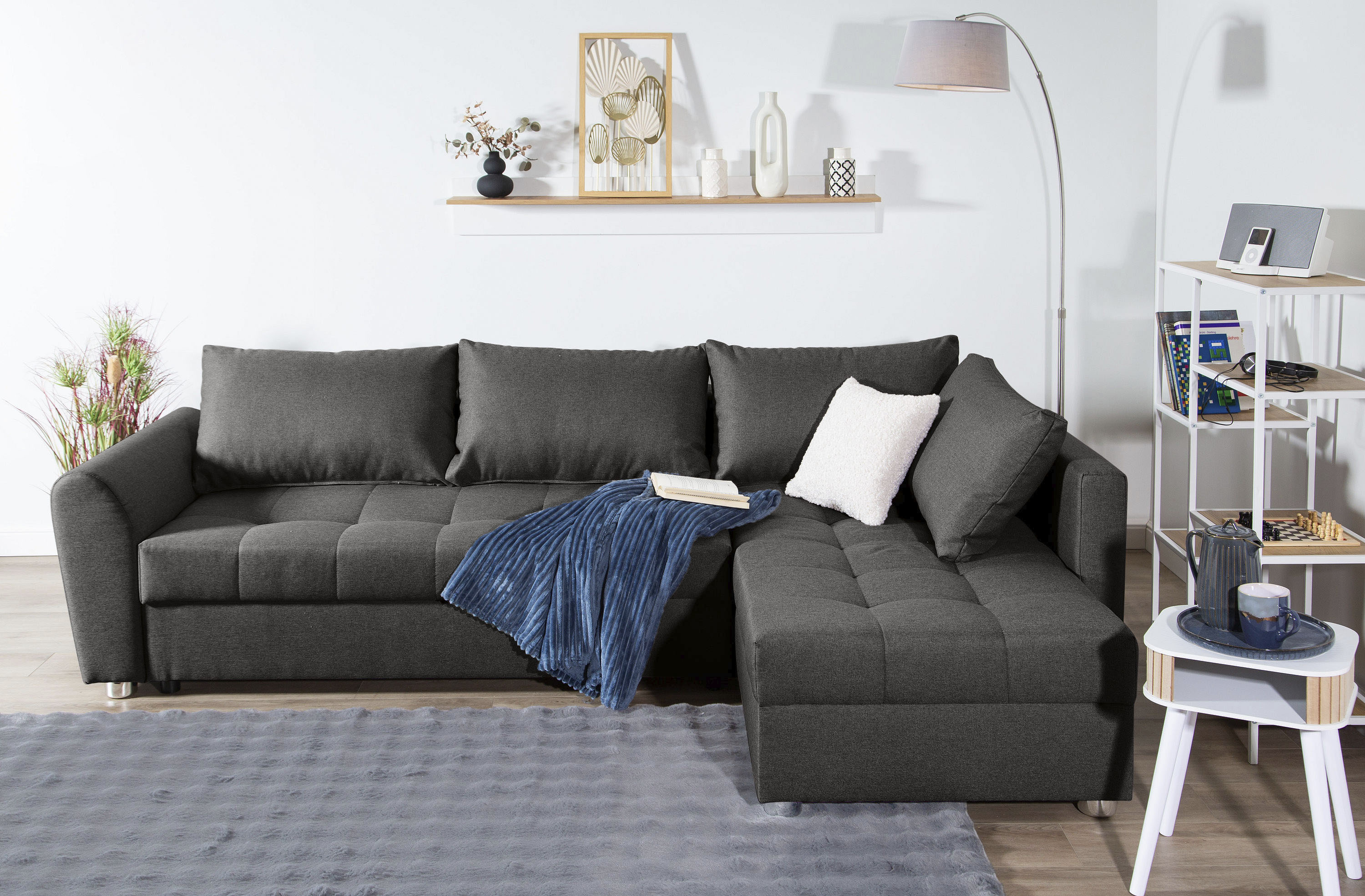 COLLECTION AB Ecksofa "JANA XL-Sofa L-Form", inkl. Bettfunktion, Bettkasten günstig online kaufen