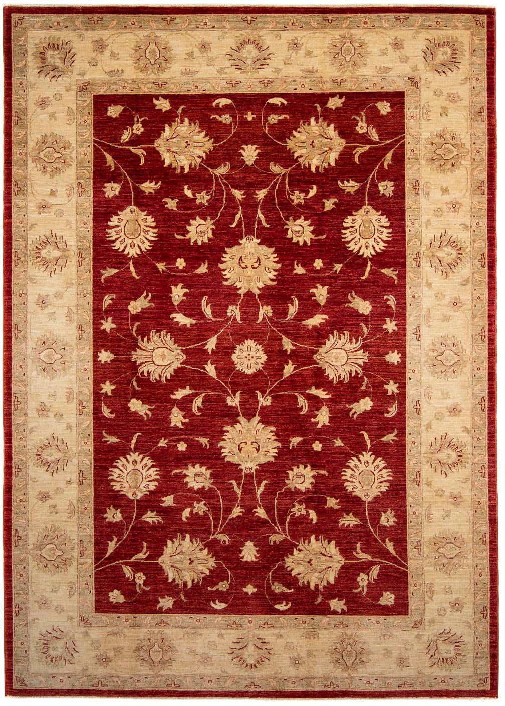 morgenland Orientteppich »Ziegler - 285 x 207 cm - dunkelrot«, rechteckig, günstig online kaufen