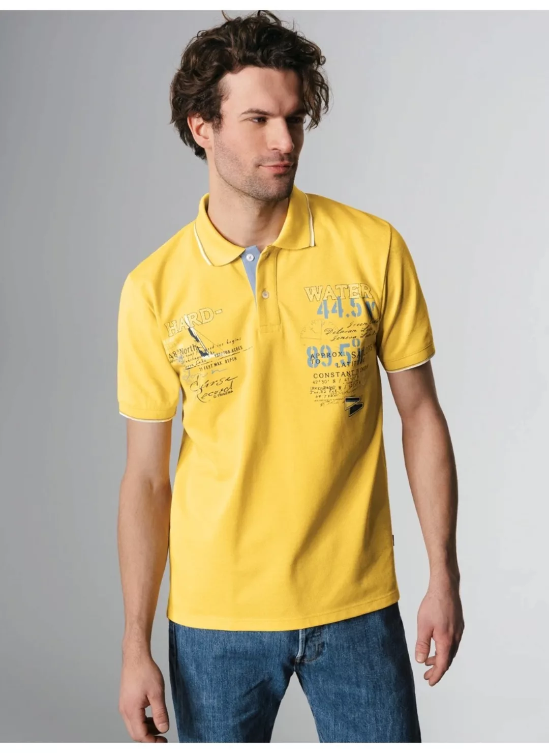 Trigema Poloshirt "TRIGEMA Poloshirt mit maritimem Printmotiv", (1 tlg.) günstig online kaufen