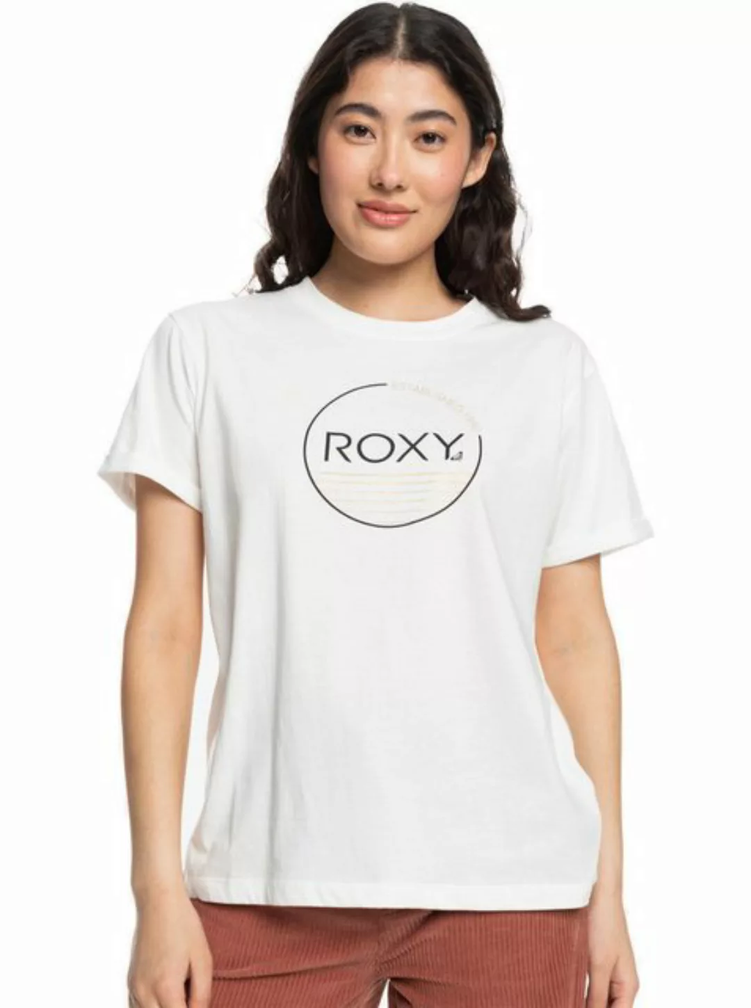 Roxy Print-Shirt Noon Ocean - T-Shirt mit Loose Fit für Frauen günstig online kaufen