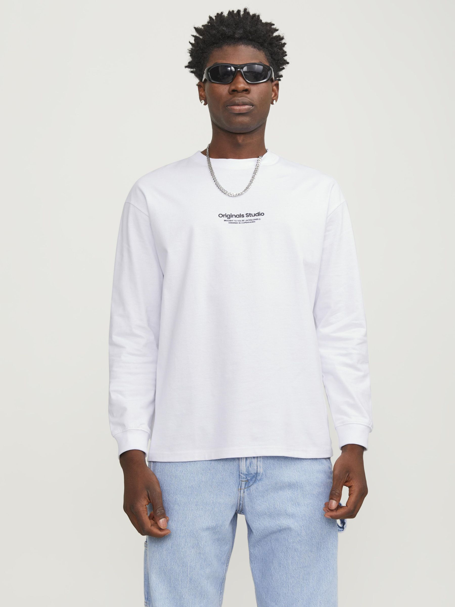 Jack & Jones Langarmshirt "JORVESTERBRO TEE LS CREW NECK NOOS" günstig online kaufen