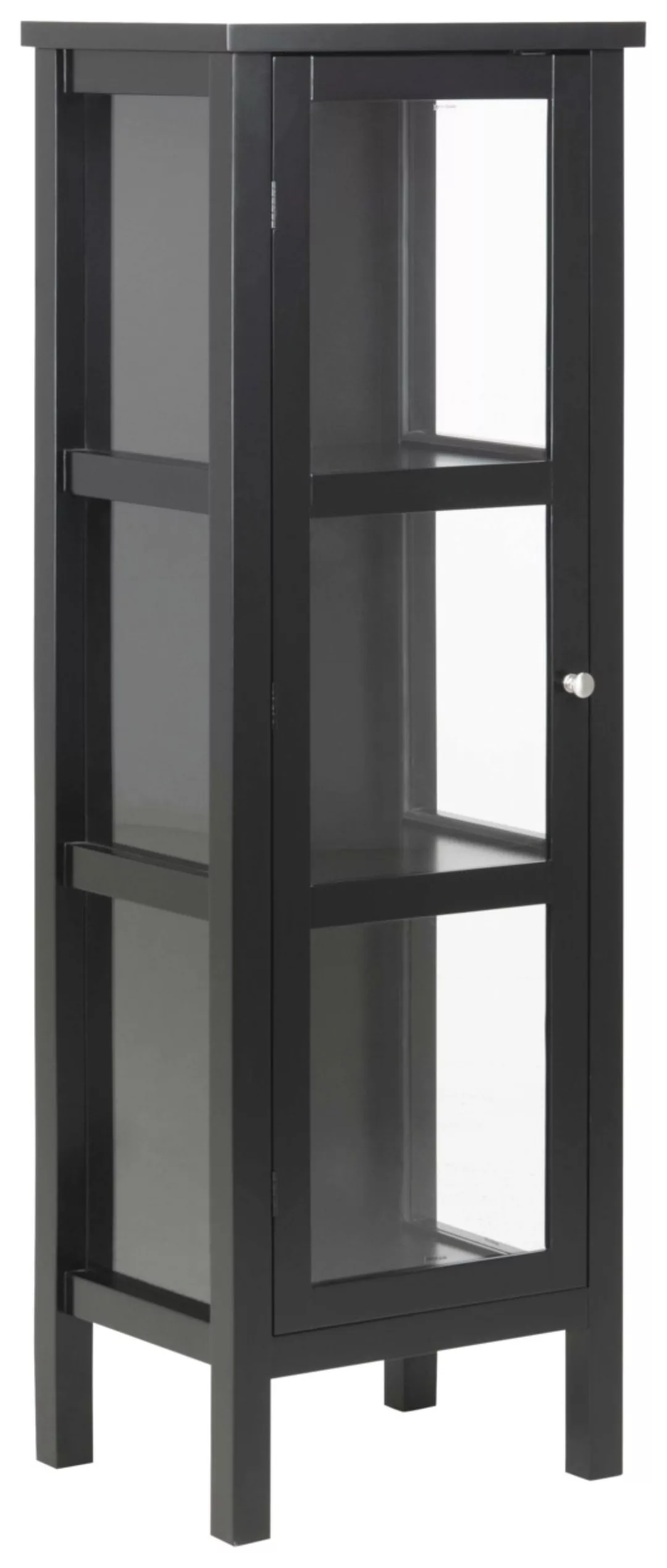 Vitrine  Eton - schwarz - 45,5 cm - 136,5 cm - 35,5 cm - Sconto günstig online kaufen